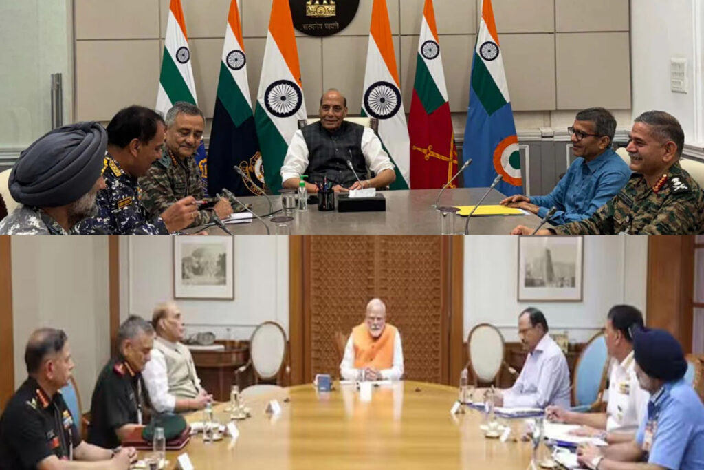 Narendra Modi : త్రివిధ దళాధిపతులతో ప్రధాని మోదీ భేటీ