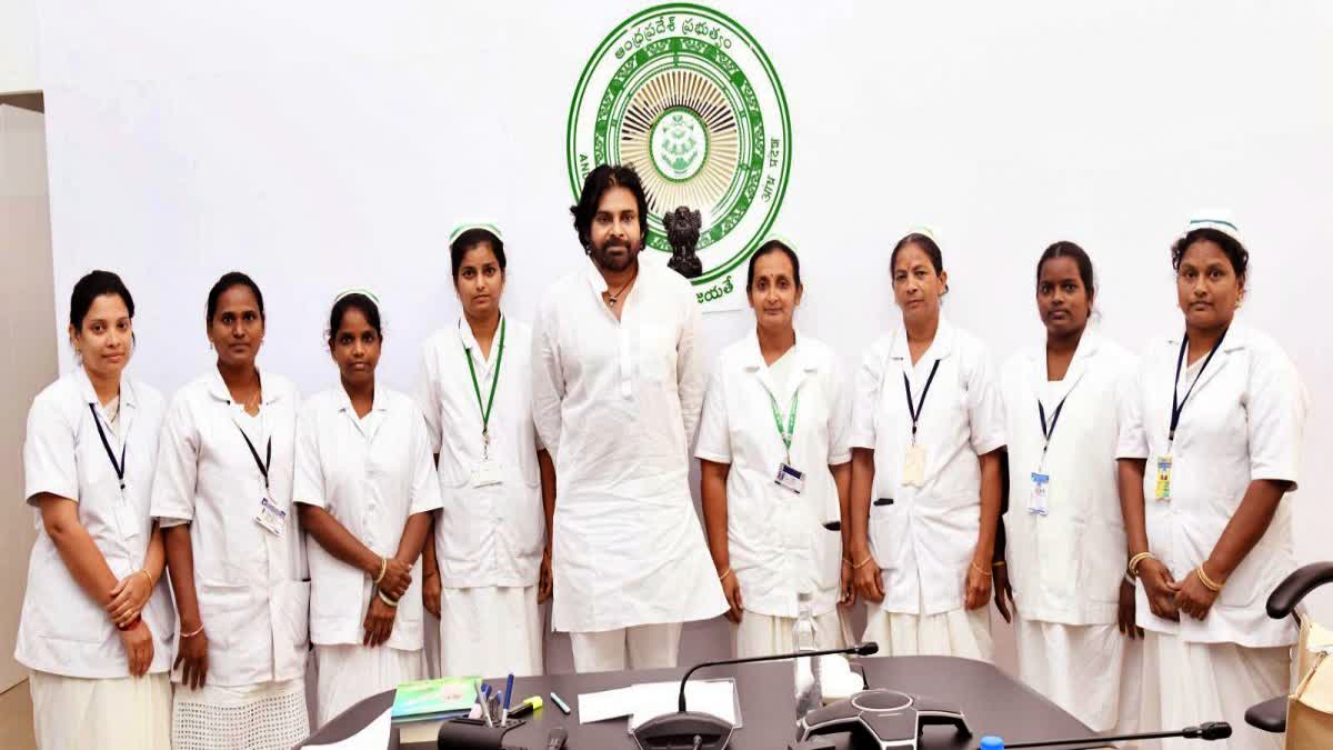 Pawan Kalyan : న‌ర్సుల సేవ‌లు అన‌న్య సామాన్యం: ప‌వ‌న్ క‌ల్యాణ్