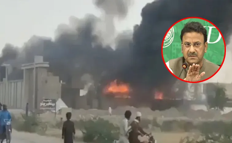 Zia ul Hassan Lanjar : పాక్ లో మంత్రి ఇంటికి నిప్పు