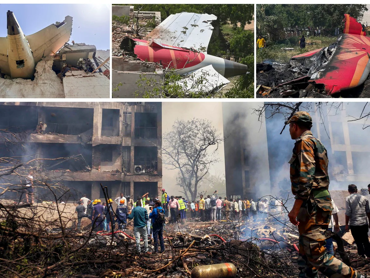 Ahmedabad plane crash : పైల‌ట్లు 2వేల మంది ప్రాణాలు కాపాడార‌న్న ప్రత్యక్ష సాక్షి