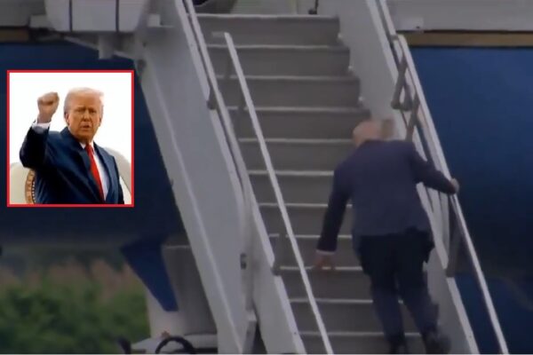 Donald Trump : ఎయిర్ ఫోర్స్ వన్ ఎక్కుతూ తడబడిన అమెరికా అధ్యక్షుడు డొనాల్డ్ ట్రంప్
