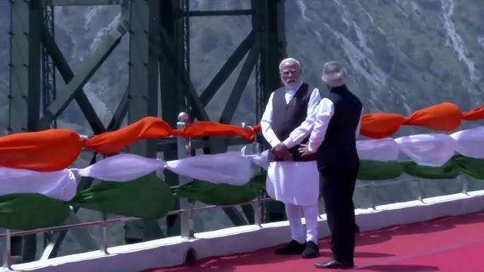 PM Modi : ప్రపంచంలోనే ఎత్తైన రైల్వే వంతెనను ప్రధాని మోదీ ప్రారంభించారు