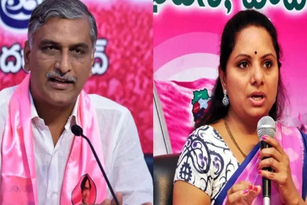 Kavitha : హరీశ్ రావుపై నిప్పులు చెరిగిన కవిత Kavitha : హరీశ్ రావుపై నిప్పులు చెరిగిన కవిత