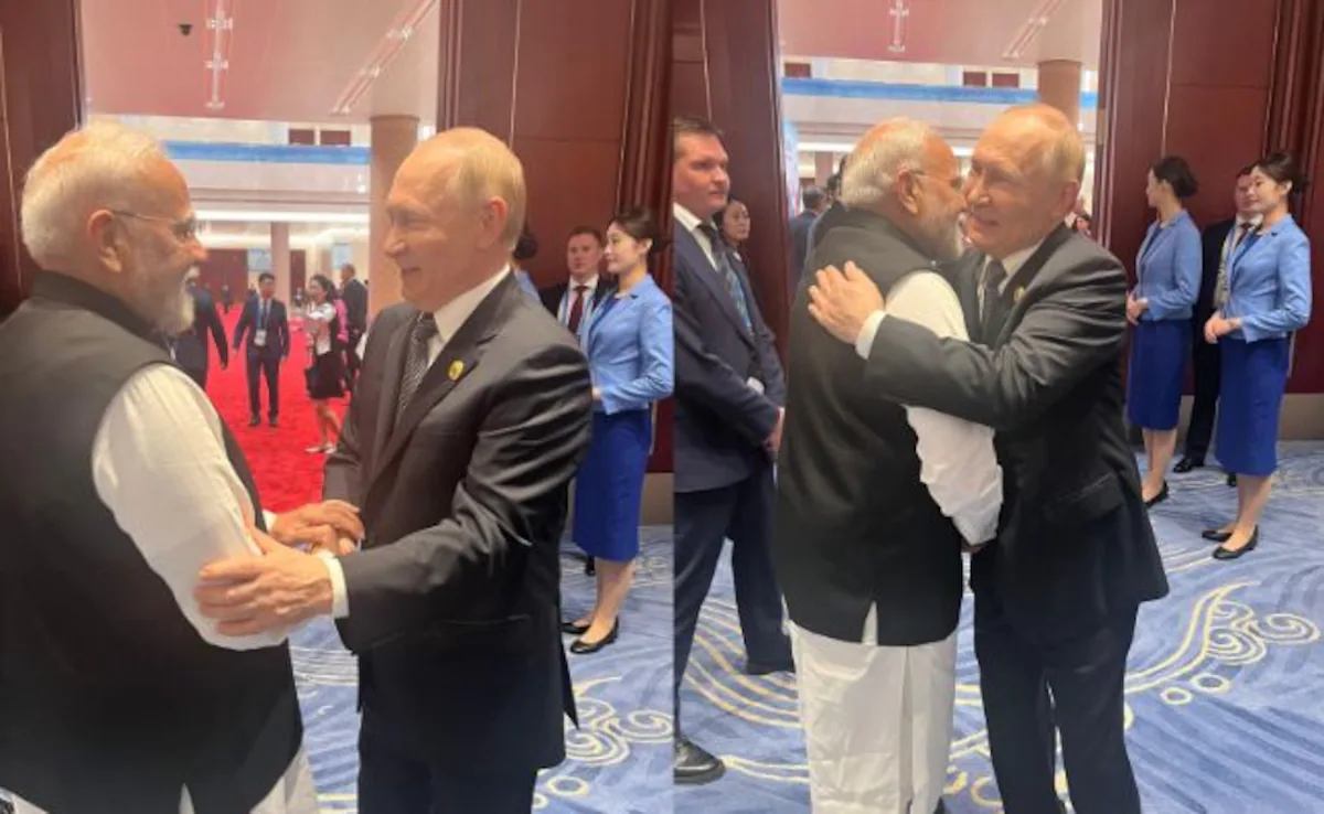 Narendra Modi : ఎస్‌సీఓ సదస్సులో కలుసుకున్న మోదీ, పుతిన్