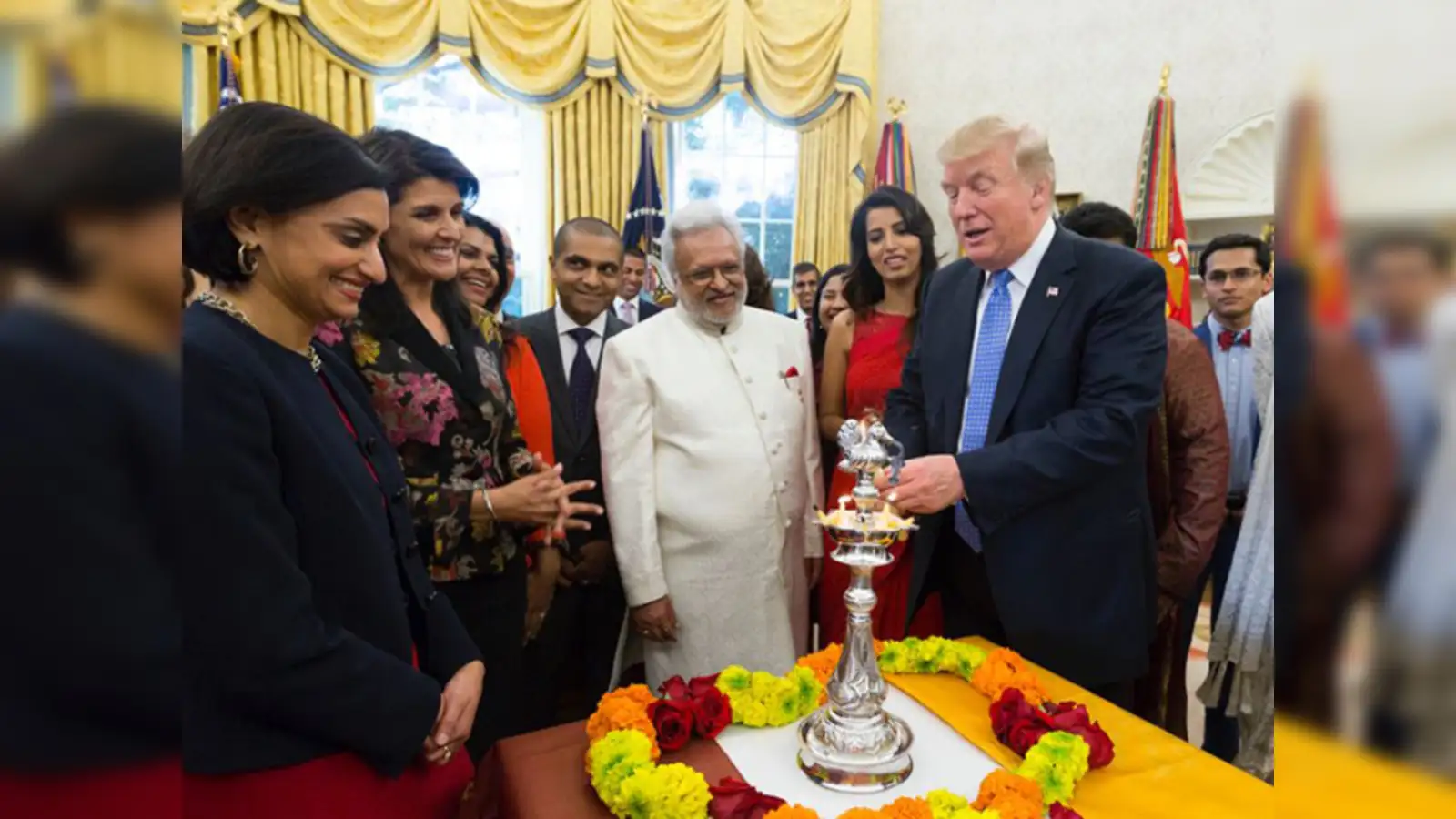 telugu news Donald Trump : వైట్‌హౌస్‌లో ట్రంప్ దీపావళి వేడుకలు