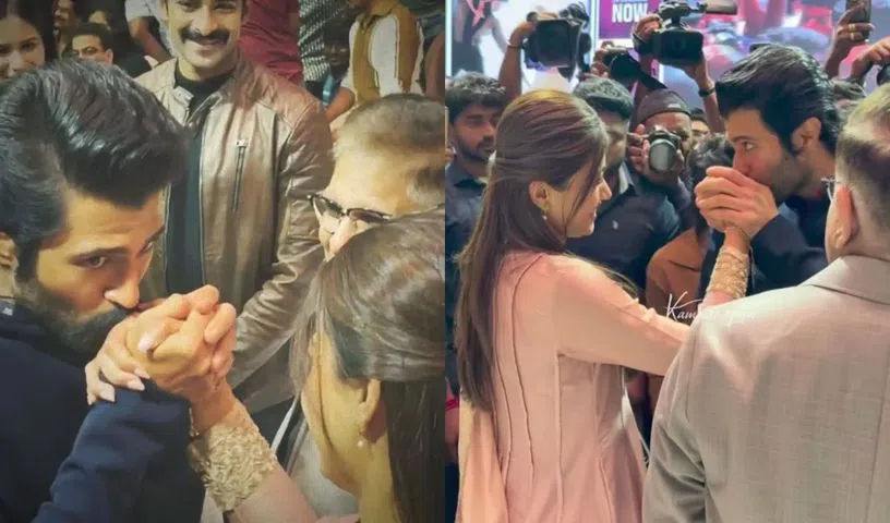 latest film news Vijay- Rashmika : ‘ది గర్ల్ ఫ్రెండ్’ సక్సెస్ మీట్‌లో రష్మిక–విజయ్ రొమాంటిక్ సీన్