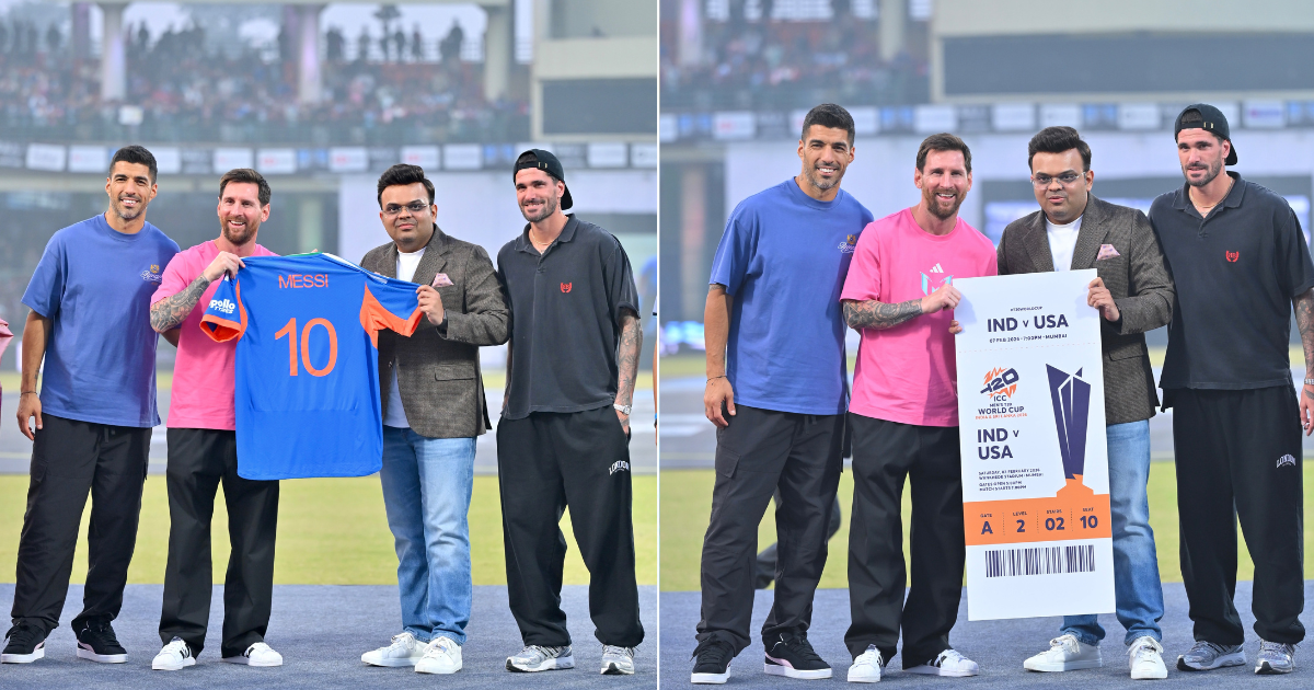 latest sports news Lionel Messi : మెస్సీకి టీమిండియా జెర్సీ, వరల్డ్ కప్ టికెట్ బహూకరణ