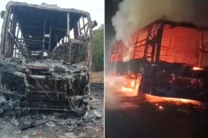 AP Bus Fire